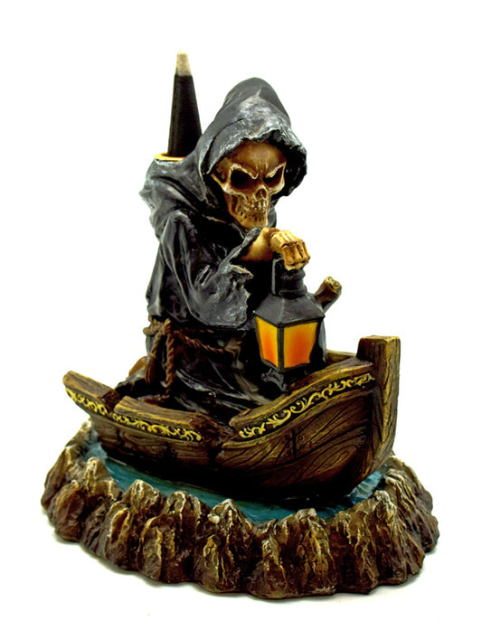 Reaper With Lamp Back Flow Incense Burner