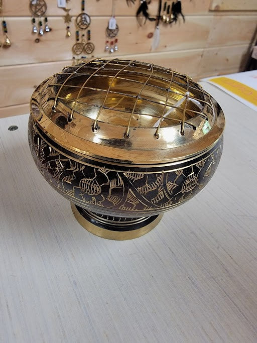 Brass Charcoal Burner
