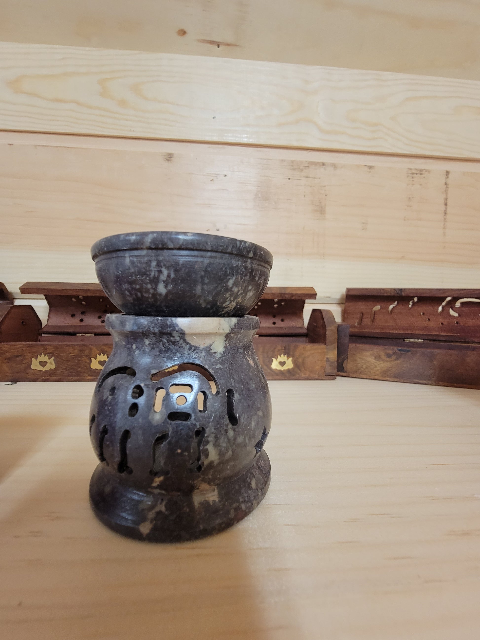 Soapstone Oil Burner