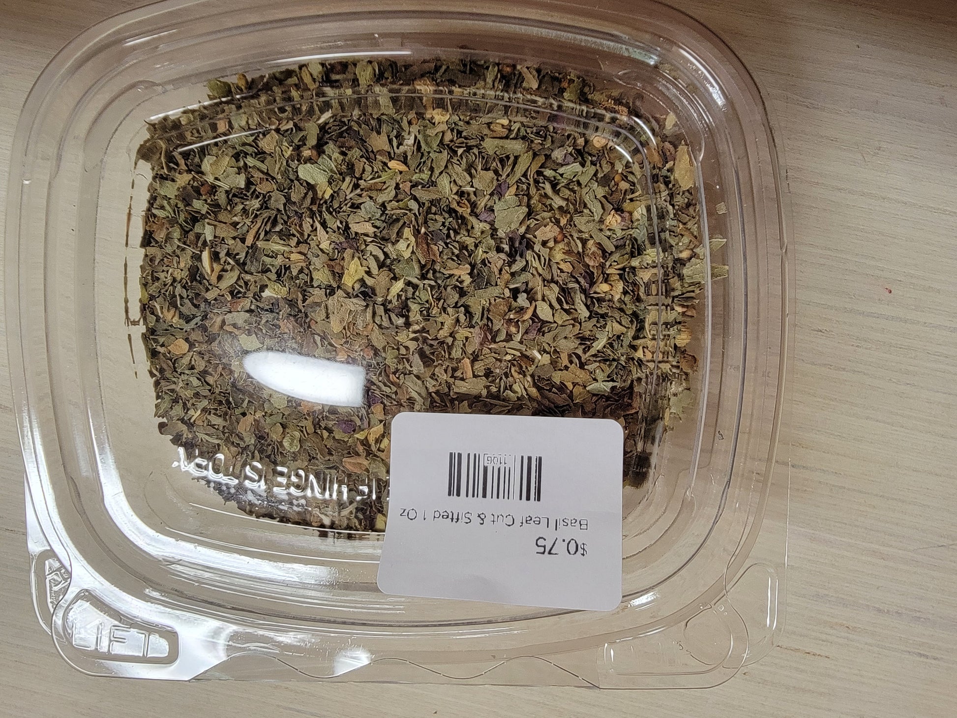 Basil Leaf Cut & Sifted 1 Oz