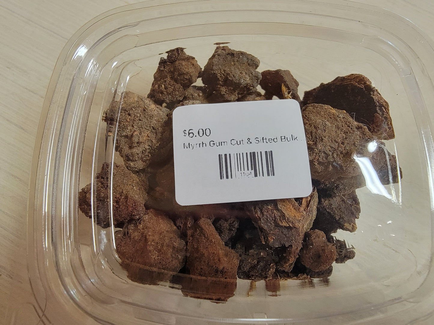 Myrrh Gum Cut & Sifted Bulk 3 OZ