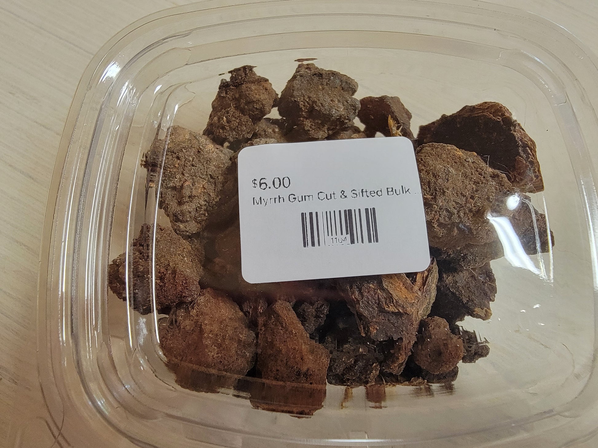 Myrrh Gum Cut & Sifted Bulk 3 OZ