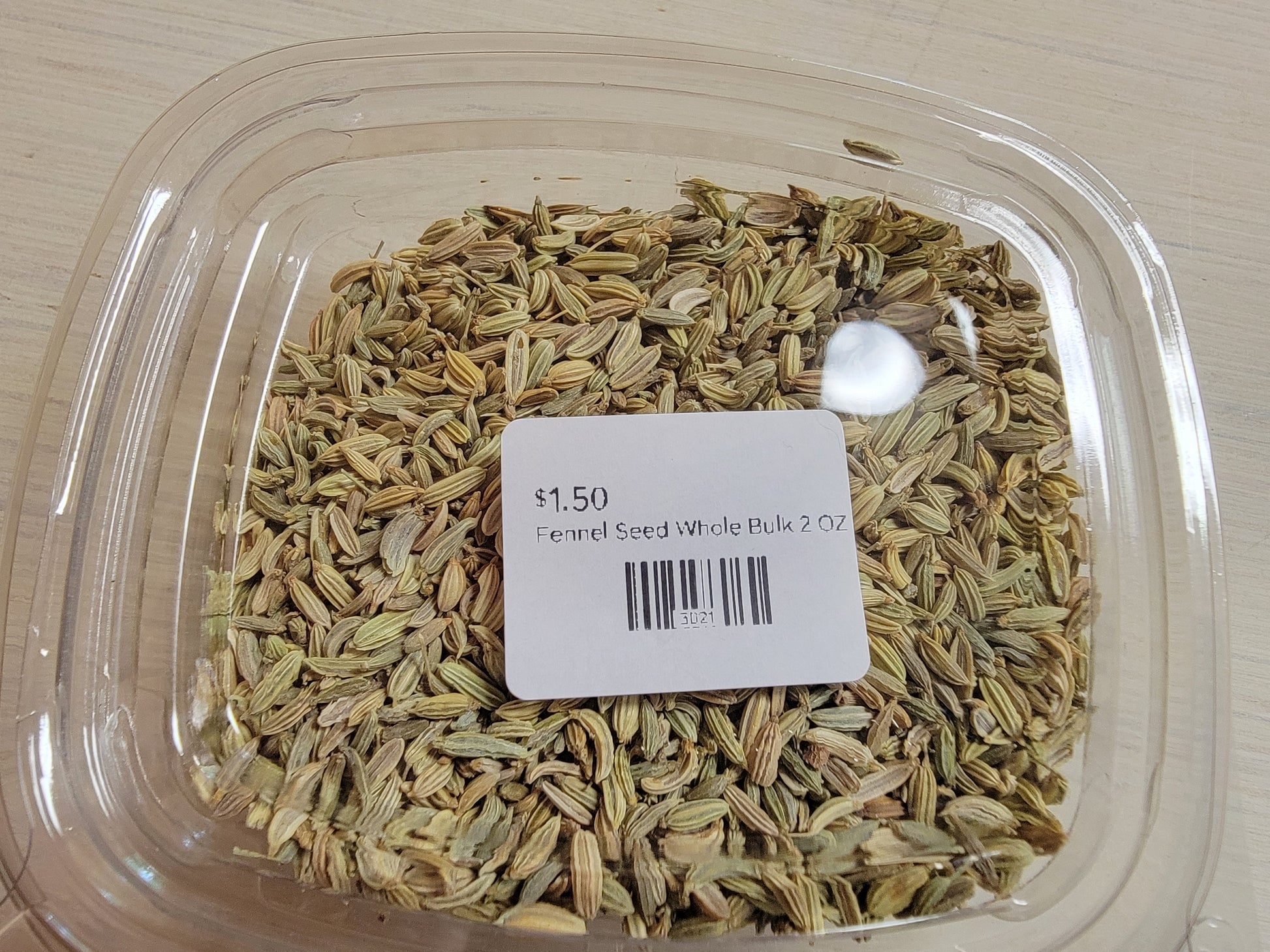 Fennel Seed Whole Bulk 2 OZ