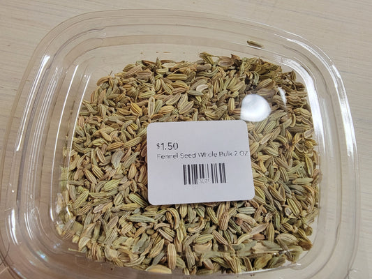Fennel Seed Whole Bulk 2 OZ