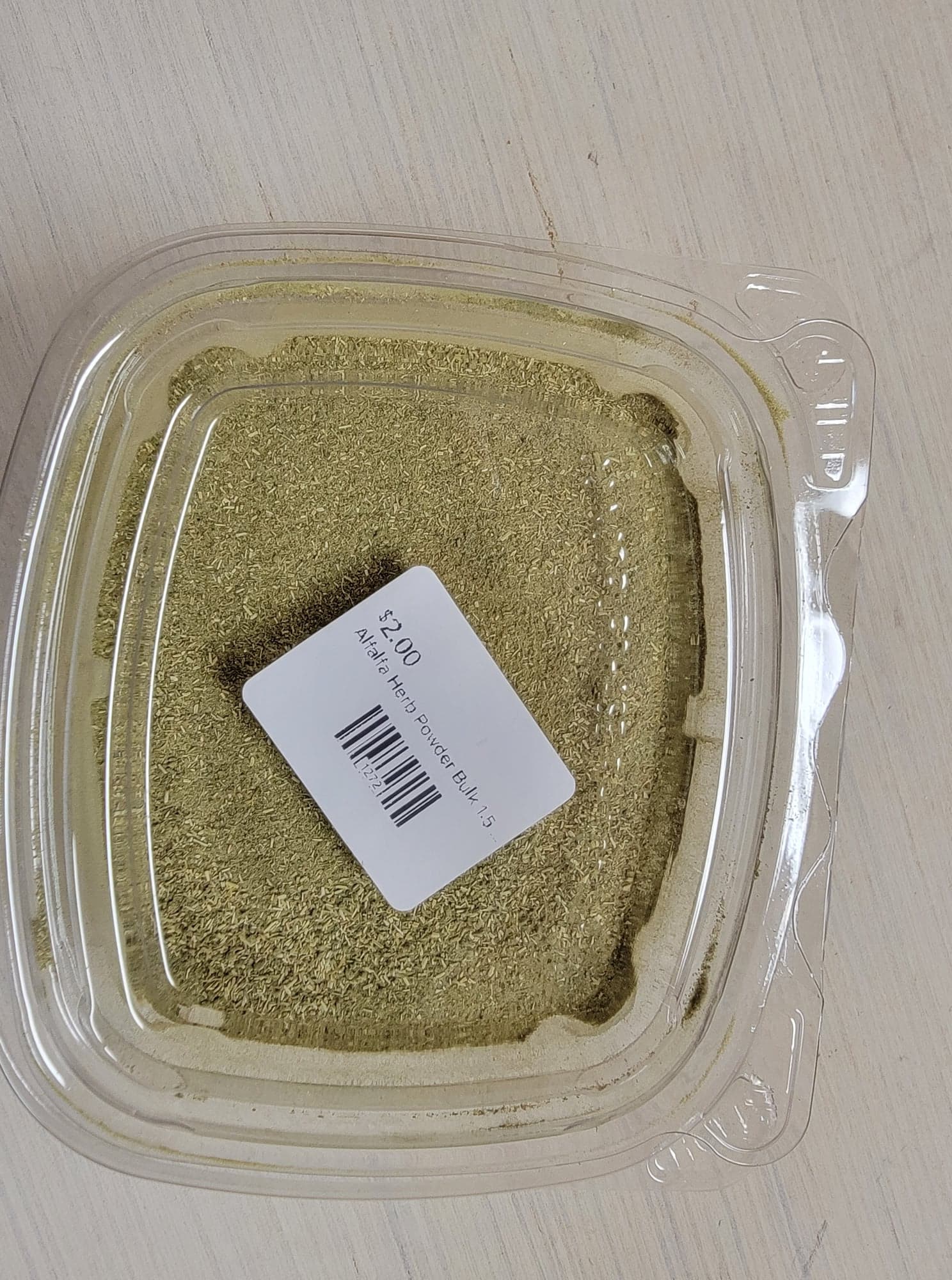 Alfalfa Herb Powder Bulk 1.5 OZ