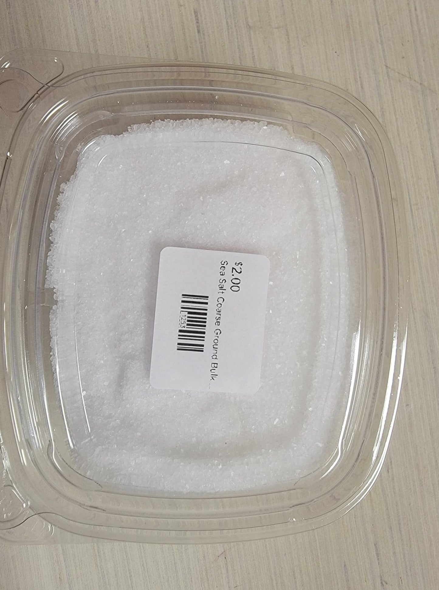 Sea Salt Coarse Ground Bulk 5 OZ