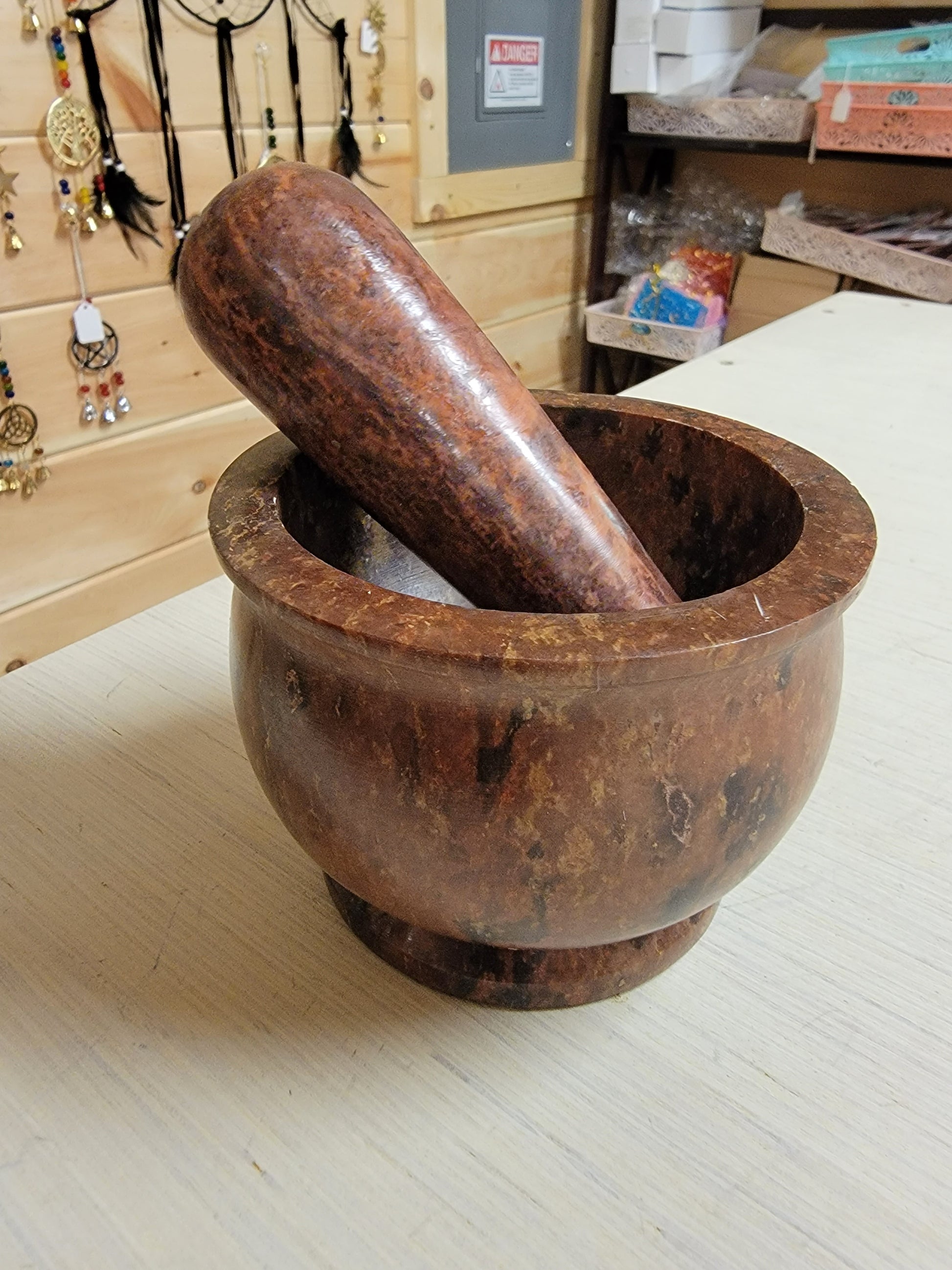 Natural Mortar & Pestle