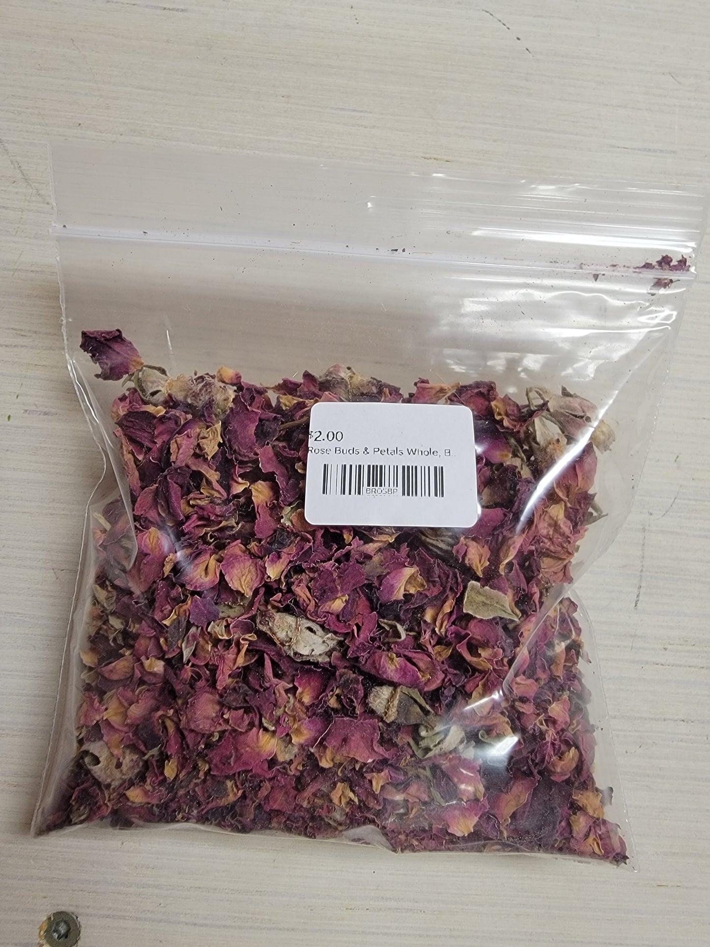 Rose Buds & Petals Whole, Bulk 1 OZ