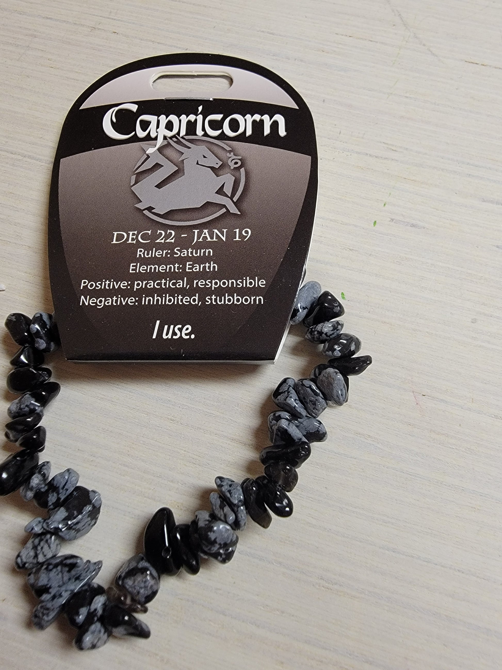 Capricorn Energy Stone Bracelet