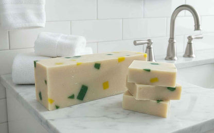 Avocado Lemon Bar Soap - Natural Cleanser for Refreshing, Soft Skin
