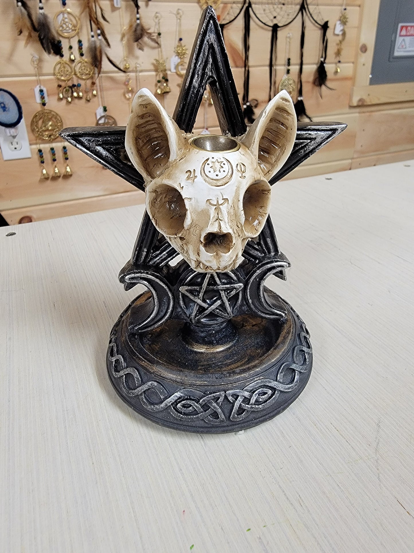 Ouija Cat Backflow Incense Burner