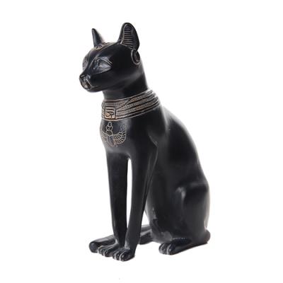 Small Black Bastet Statue