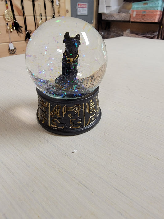Small Bastet Water Globe