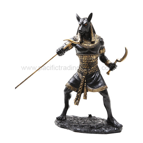 Seth Black & Gold Statue