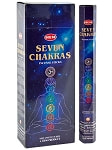 Hem Hexagon 7 Chakras Incense Sticks