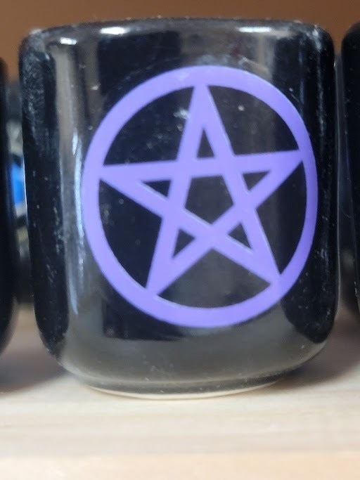 Pentacle Mini Chime candle Holder