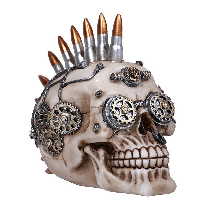 Steampunk Skull with Bullets