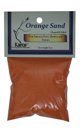 Orange Sand 4 OZ Cleaned & Sifted