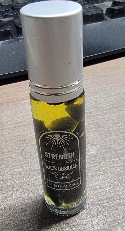 Strength Energy Stone Roll On Body Oil
