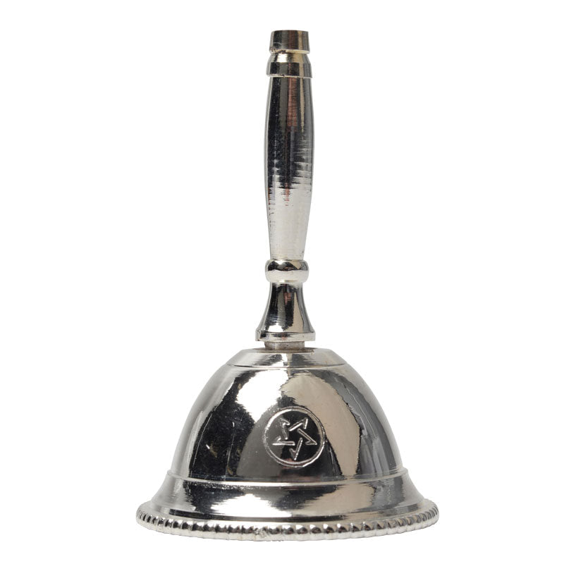 Silver Alter Bell Pentagram