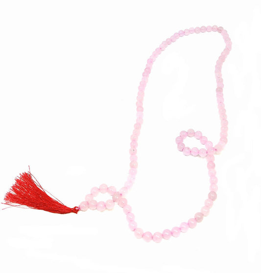 Rose Quartz 8mm Japa Mala #7