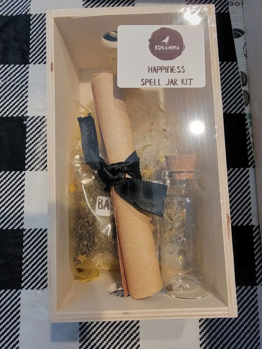 Raven Moon Happiness Spell Jar Kit