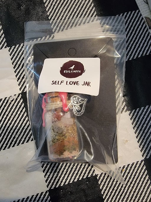 Raven Moon Self Love Spell Jar