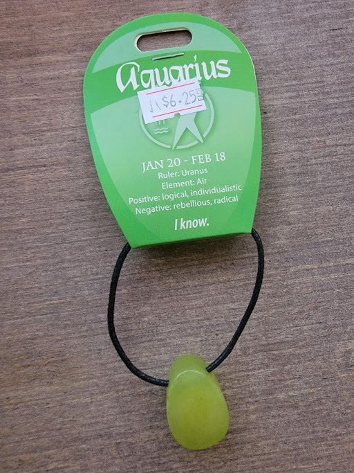 Aquarius New Jade Gemstone Necklace