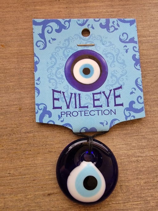 1.5" Evil Eye Ceramic Pendant