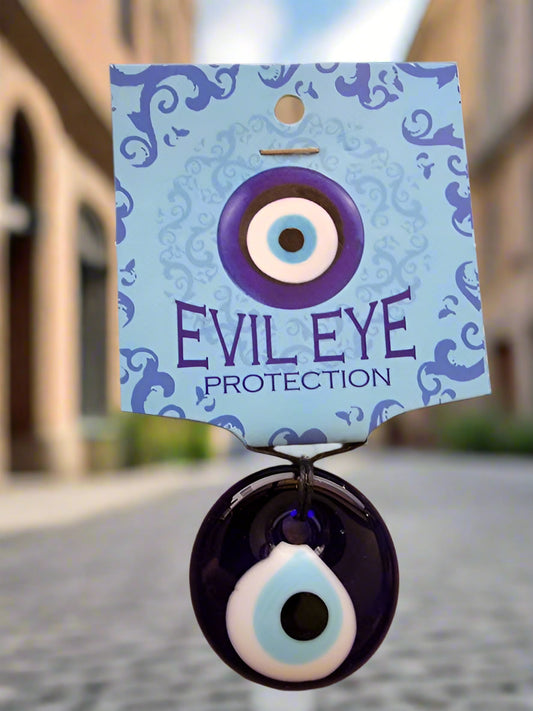 1.5" Evil Eye Ceramic Pendant