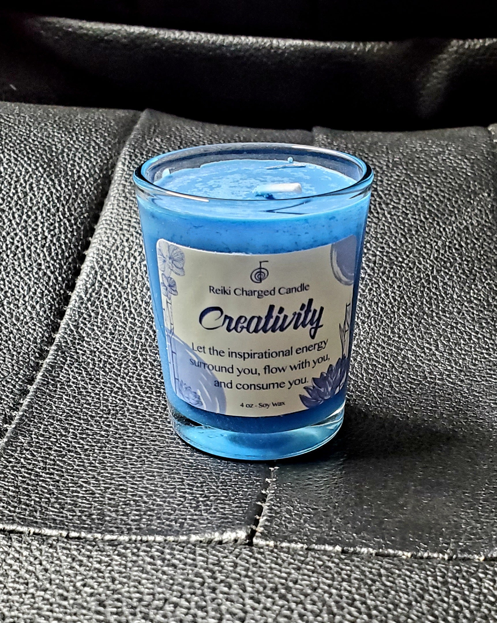 Creativity Reiki Charged Votive Candle