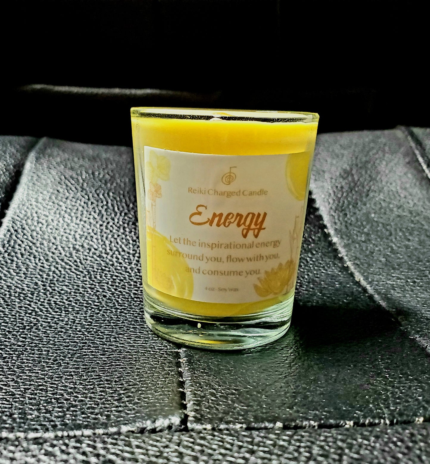 Energy Reiki Charged Votive Candle