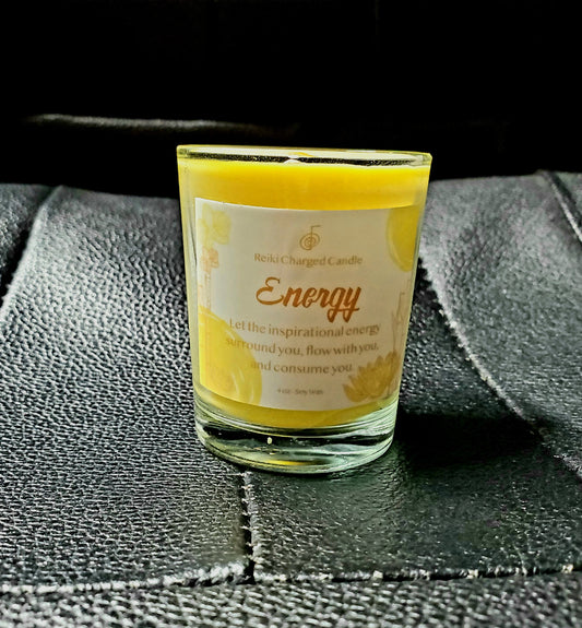 Energy Reiki Charged Votive Candle