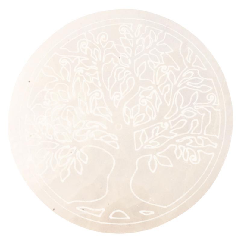 4" Charging Plate w/Tree of Life