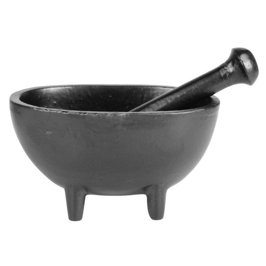 Cast Iron Mortar & Pestle 5.5" x 3.5" x 3.1"