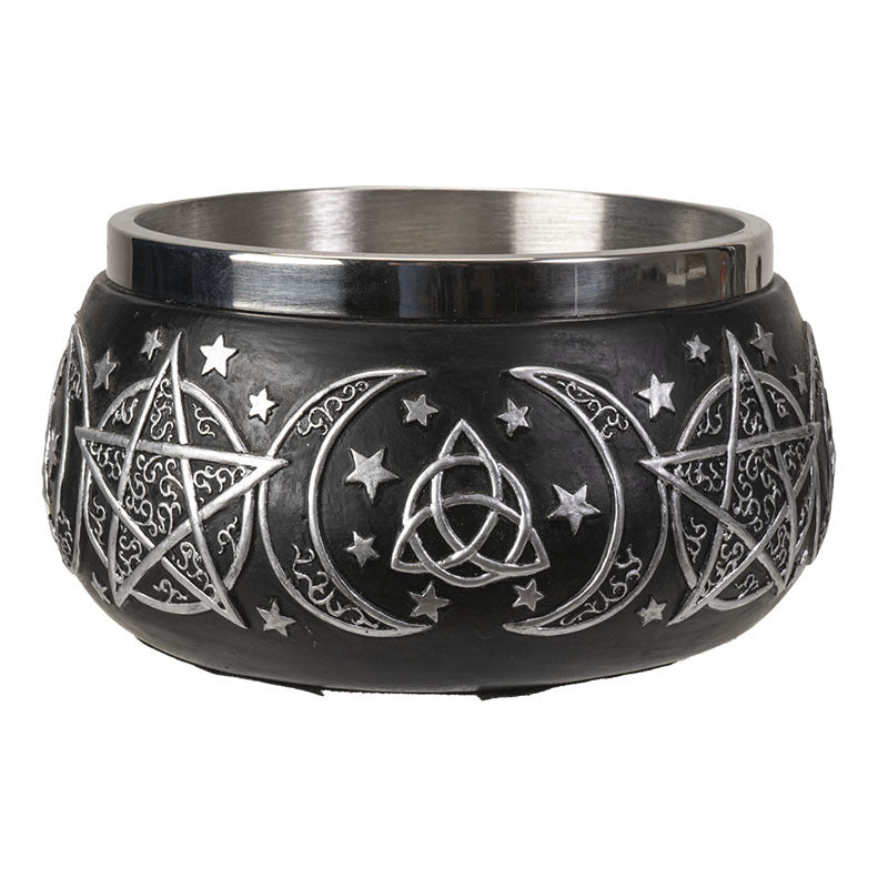 Triple Moon Smudge Bowl