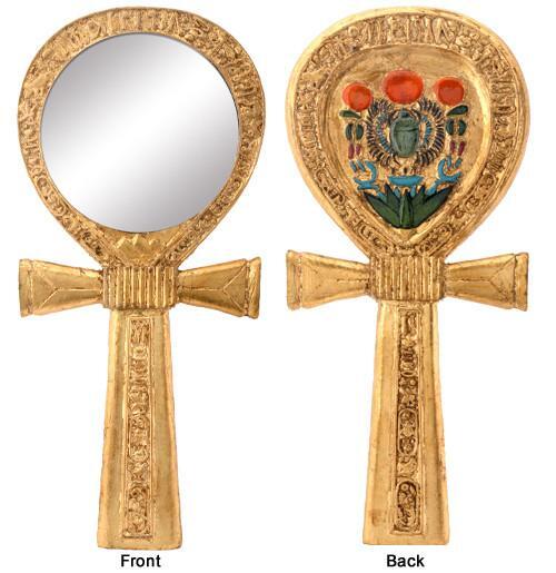 Ankh Egyptian Hand Mirror