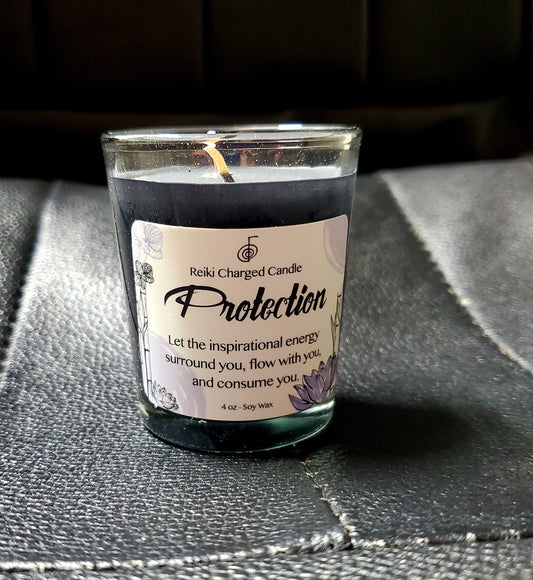 Protection Reiki Charged Votive Candle