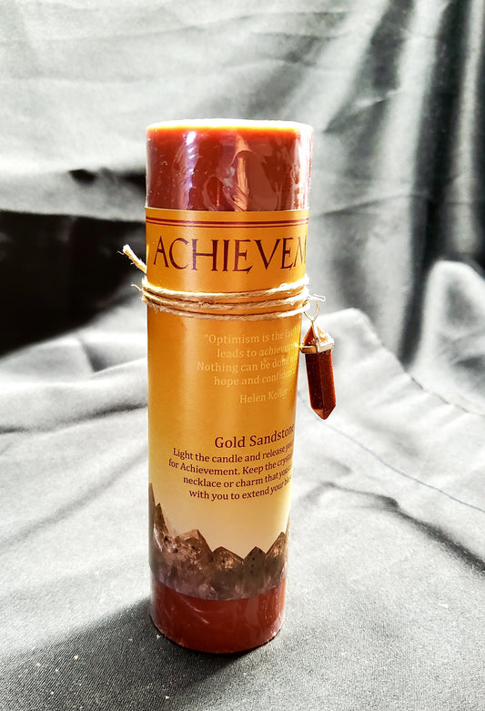 Achievement Crystal Energy Candle