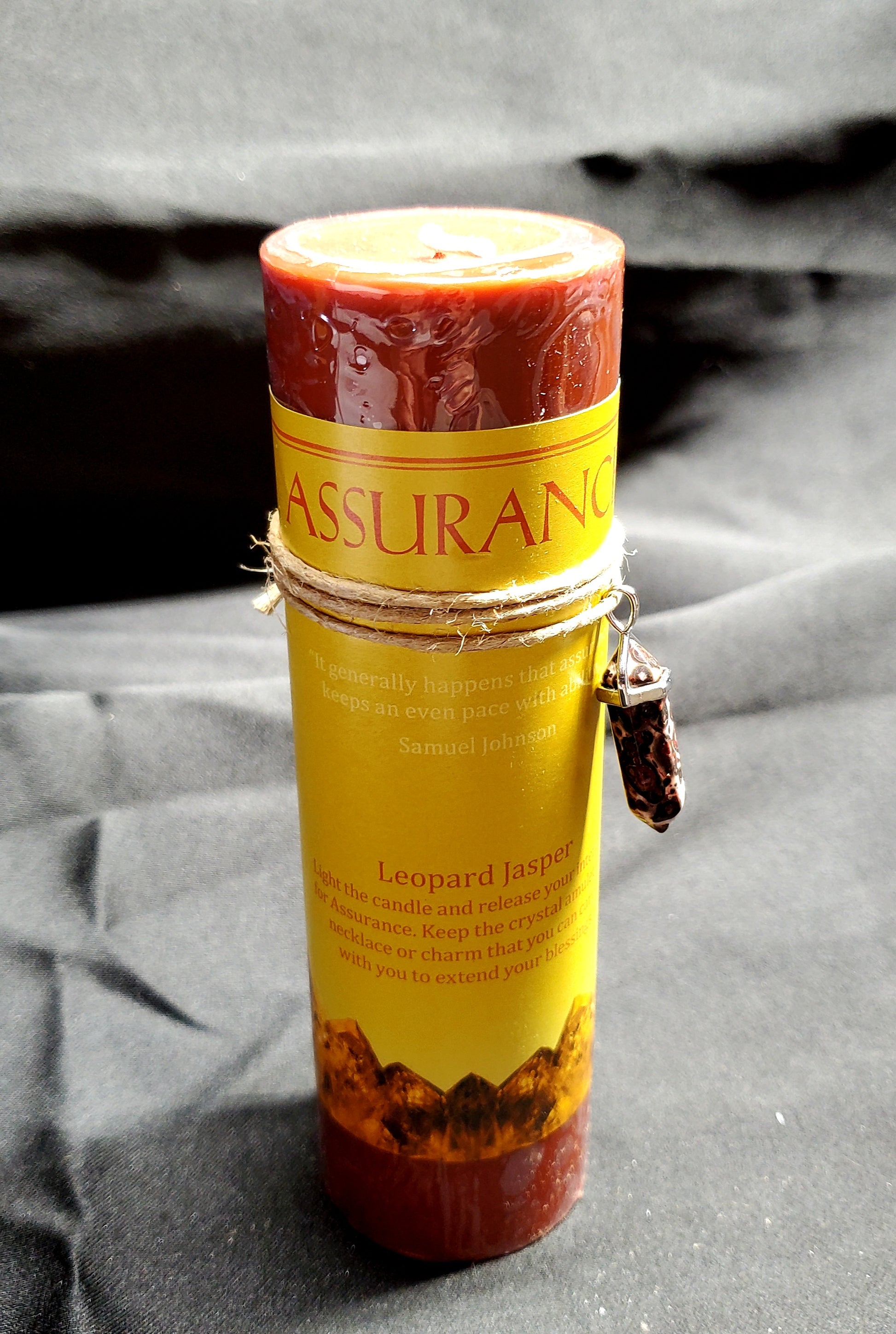 Assurance Crystal Energy Candle