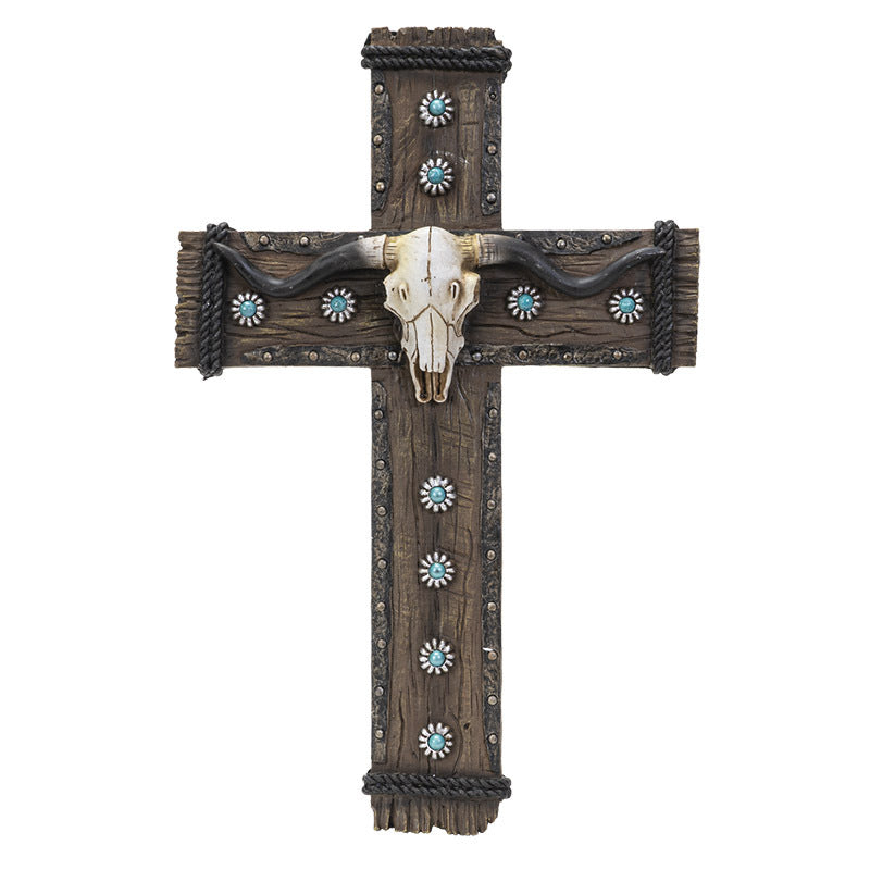 Western Crucifix Wall Plaque