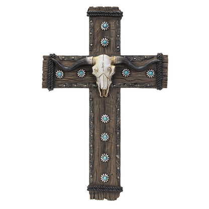 Western Crucifix Wall Plaque