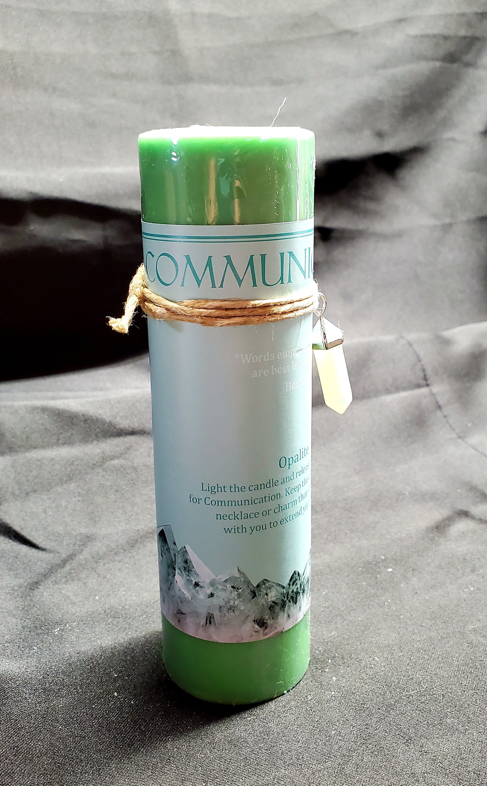 Communication Crystal Energy Candle