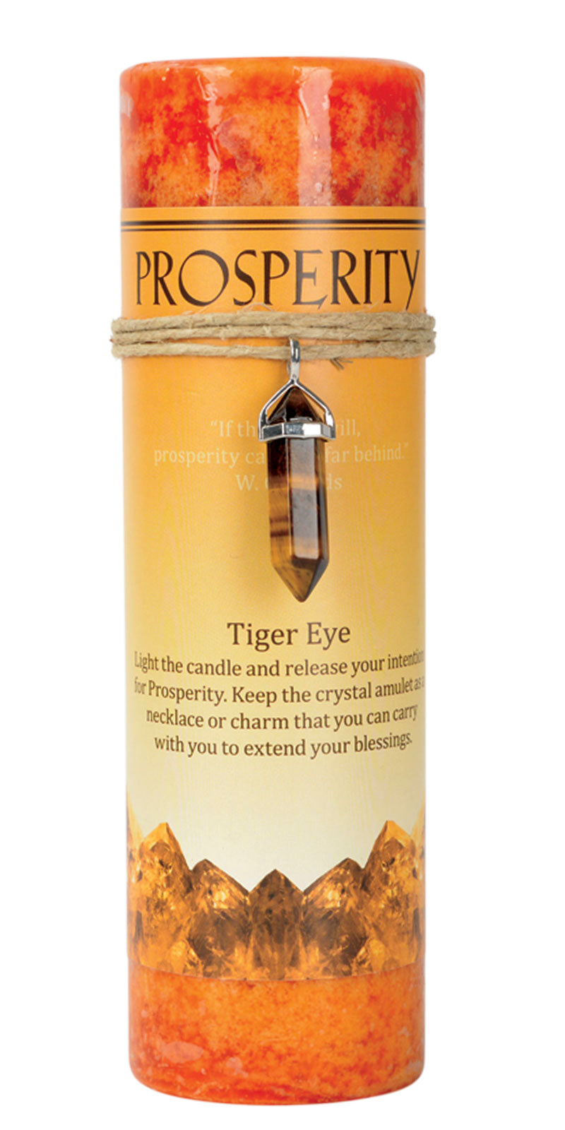 Prosperity Crystal Energy Candle