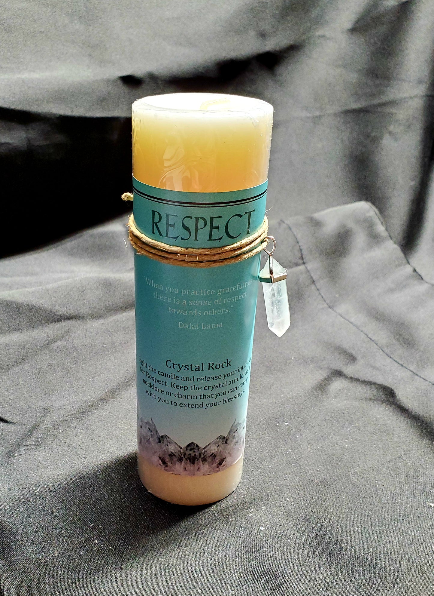 Respect Crystal Energy Candle