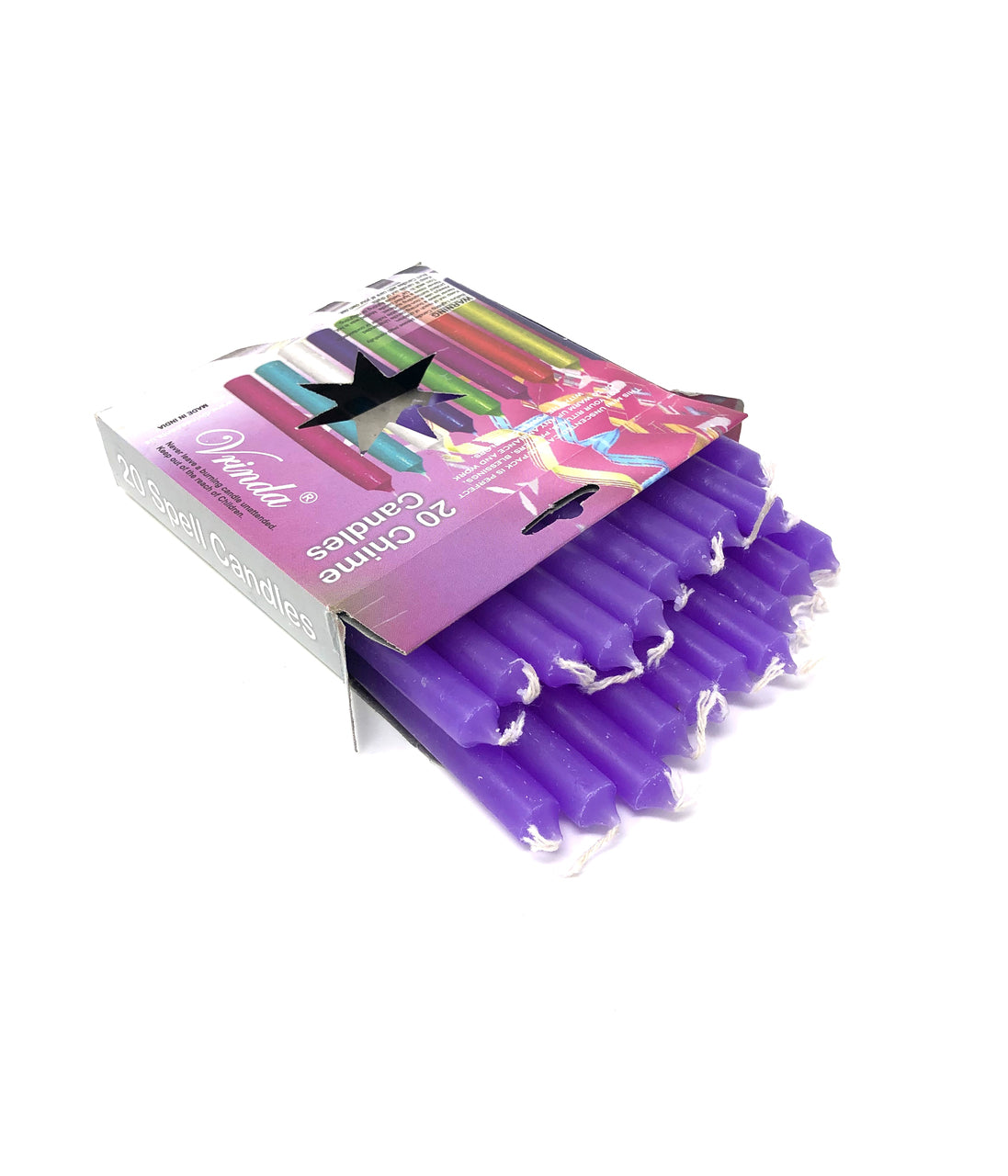 4''Chime/Spell Purple Candles (pack of 20)