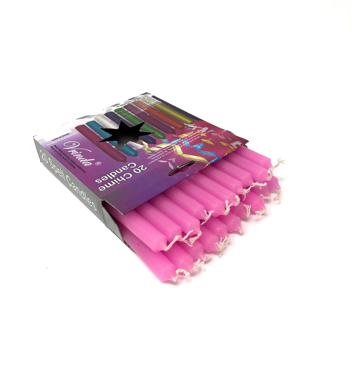 4''Chime/Spell Pink Candles (pack of 20)