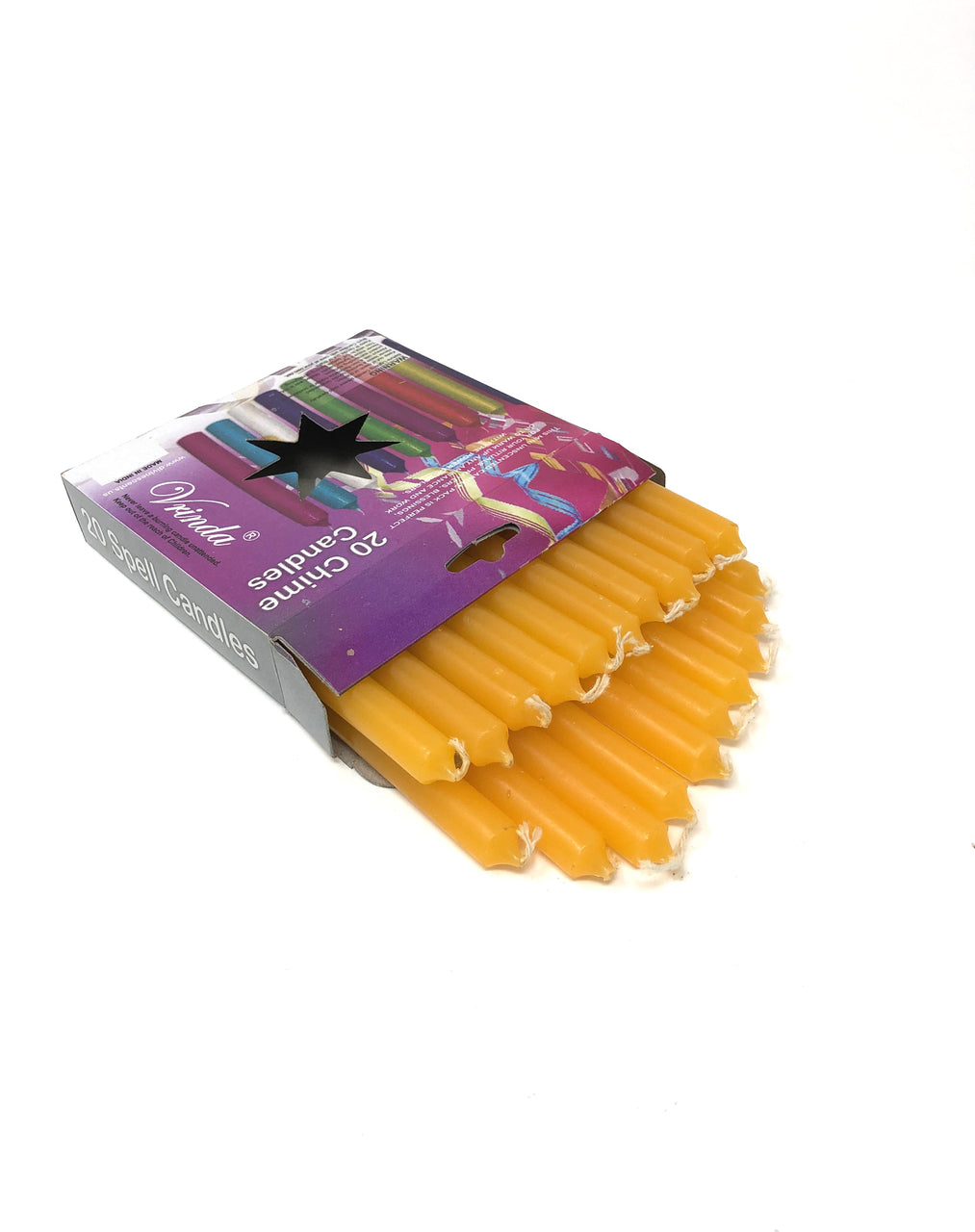 4''Chime/Spell Orange Candles (pack of 20)