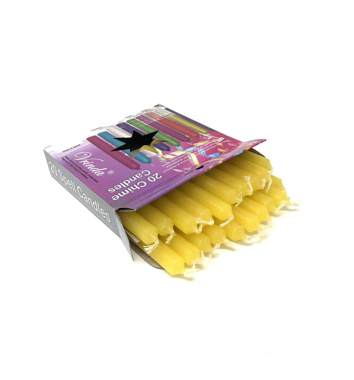 4''Chime/Spell Yellow Candles (pack of 20)