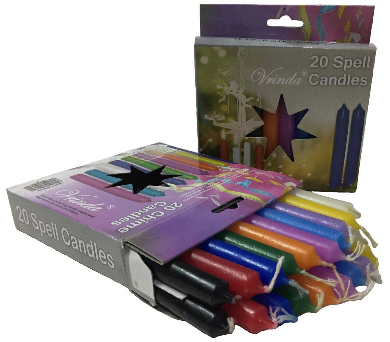 4''Chime/Spell Candles Assorted Colors (pack of 20)